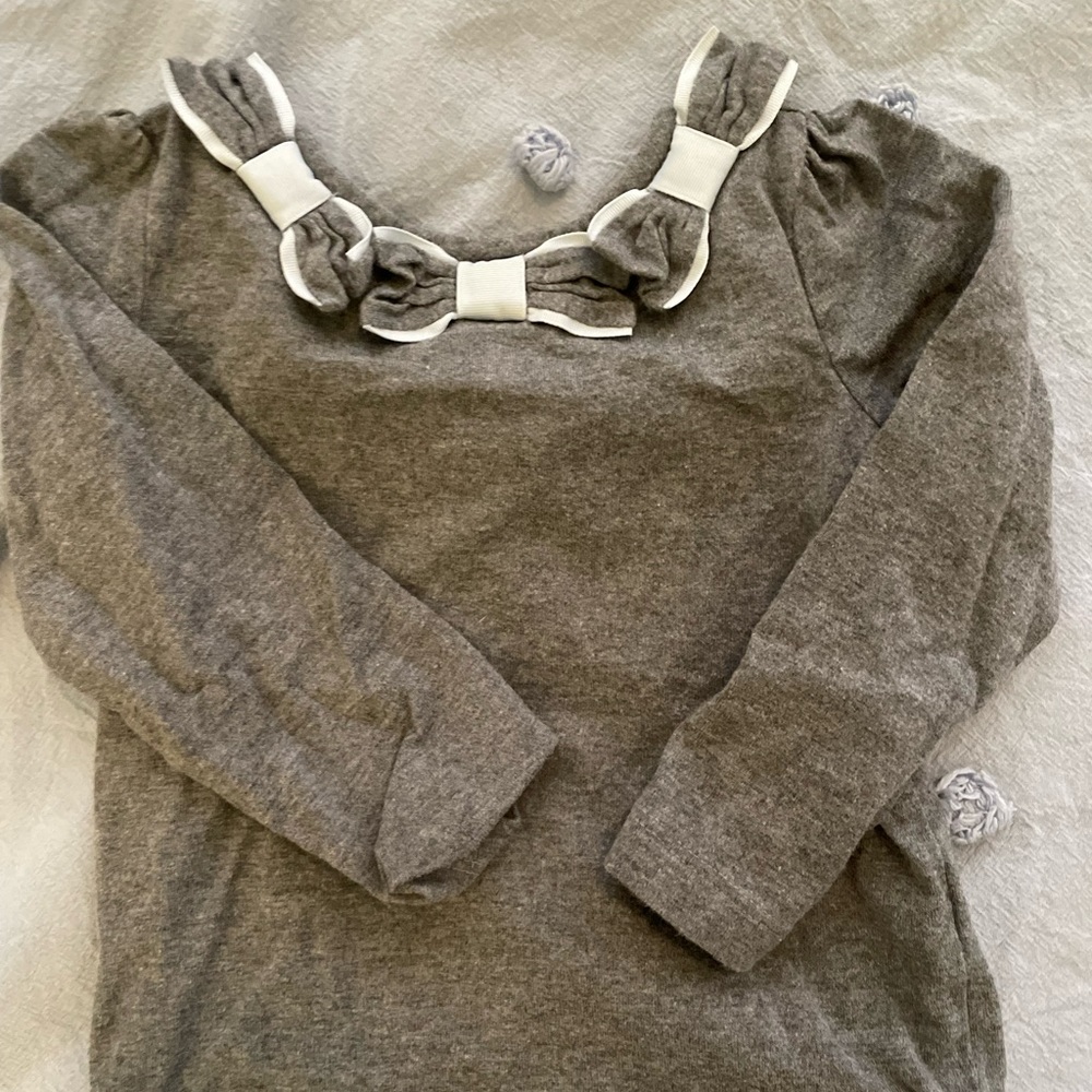 Janie & Jack Bow Detail Top